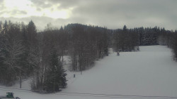 Dojezd hlavní sjezdovky