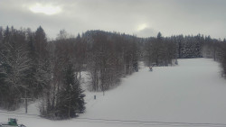 Dojezd hlavní sjezdovky