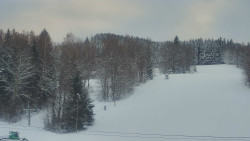 Dojezd hlavní sjezdovky