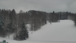 Dojezd hlavní sjezdovky