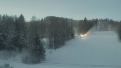 Dojezd hlavní sjezdovky