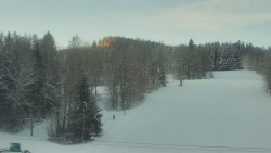 Dojezd hlavní sjezdovky