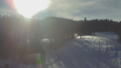 Dojezd hlavní sjezdovky