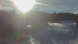 Dojezd hlavní sjezdovky