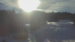 Dojezd hlavní sjezdovky