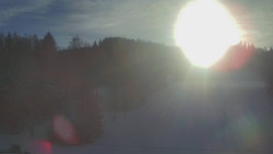 Dojezd hlavní sjezdovky