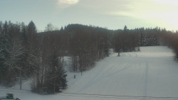 Dojezd hlavní sjezdovky