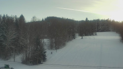 Dojezd hlavní sjezdovky