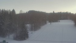 Dojezd hlavní sjezdovky