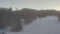 Dojezd hlavní sjezdovky