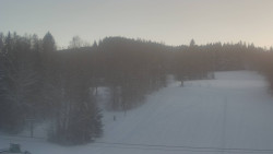 Dojezd hlavní sjezdovky