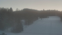 Dojezd hlavní sjezdovky