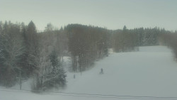 Dojezd hlavní sjezdovky