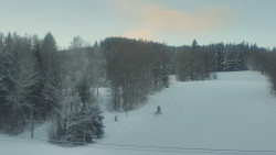 Dojezd hlavní sjezdovky