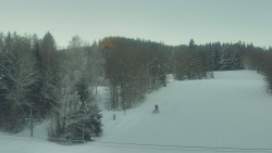 Dojezd hlavní sjezdovky