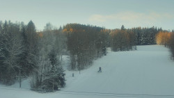 Dojezd hlavní sjezdovky