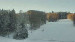 Dojezd hlavní sjezdovky