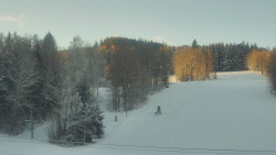 Dojezd hlavní sjezdovky