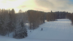 Dojezd hlavní sjezdovky