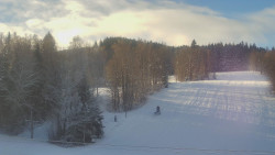 Dojezd hlavní sjezdovky