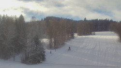 Dojezd hlavní sjezdovky