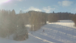 Dojezd hlavní sjezdovky