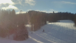 Dojezd hlavní sjezdovky