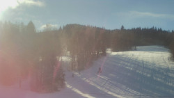 Dojezd hlavní sjezdovky