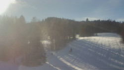 Dojezd hlavní sjezdovky