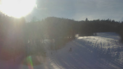 Dojezd hlavní sjezdovky