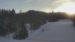 Dojezd hlavní sjezdovky