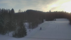 Dojezd hlavní sjezdovky