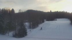 Dojezd hlavní sjezdovky