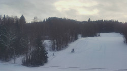 Dojezd hlavní sjezdovky