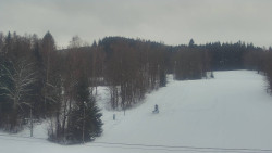 Dojezd hlavní sjezdovky