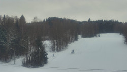 Dojezd hlavní sjezdovky