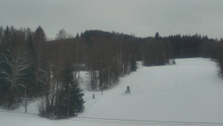 Dojezd hlavní sjezdovky