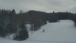 Dojezd hlavní sjezdovky