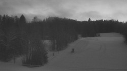 Dojezd hlavní sjezdovky