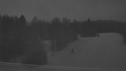 Dojezd hlavní sjezdovky