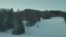 Dojezd hlavní sjezdovky