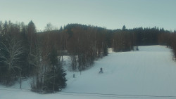 Dojezd hlavní sjezdovky