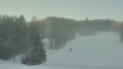 Dojezd hlavní sjezdovky