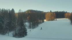 Dojezd hlavní sjezdovky