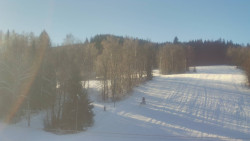 Dojezd hlavní sjezdovky