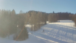 Dojezd hlavní sjezdovky