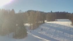 Dojezd hlavní sjezdovky