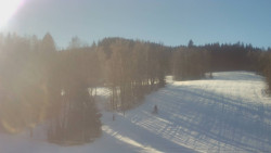 Dojezd hlavní sjezdovky