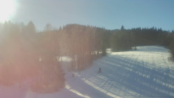 Dojezd hlavní sjezdovky