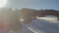 Dojezd hlavní sjezdovky